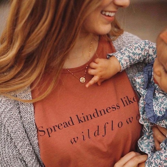 “You Grow, Girl” Wildflower Dainty Charm Necklace - Picture 3 of 11